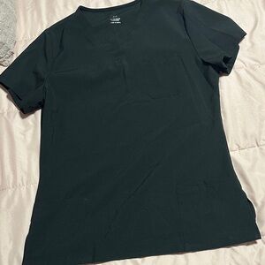 Black scrub top